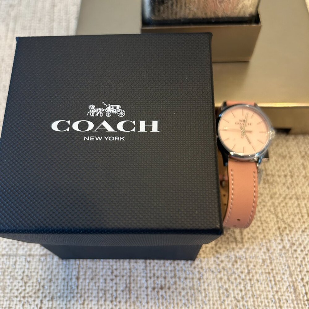 Coach Ruby Series Quartz Digital Gold Dial Watch - Picture 6 of 6